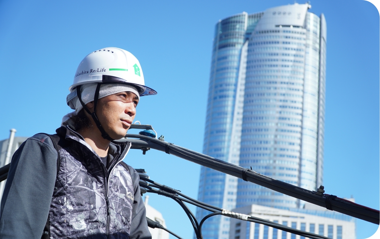 はしごが置かれた部屋